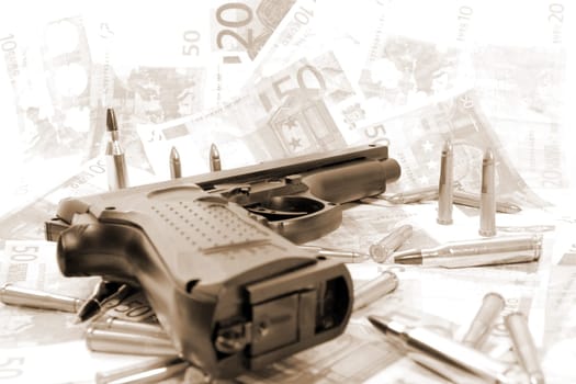 gun crime cash