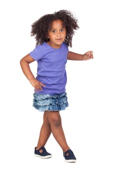 Adorable african little girl
