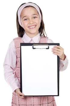 student with notepad