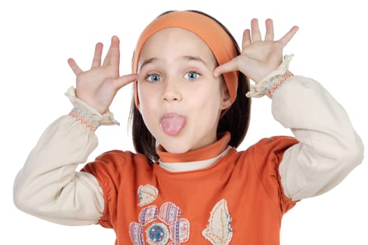 Mocking girl