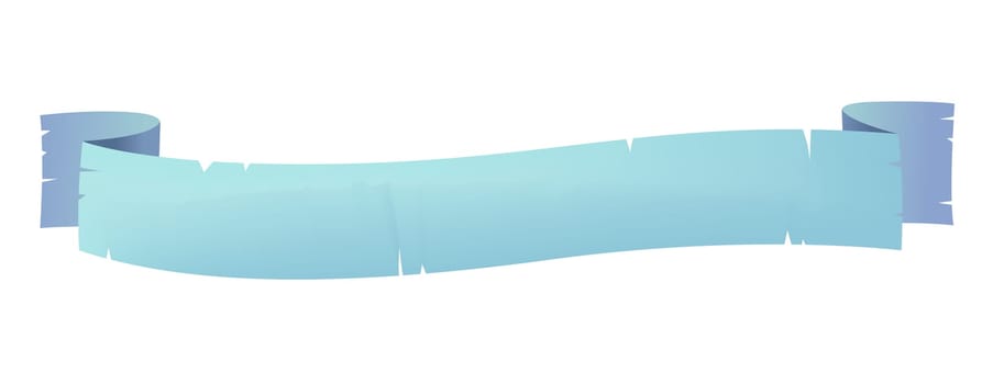 blue blank banner