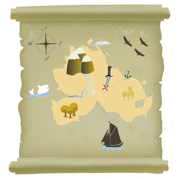 treasure island map