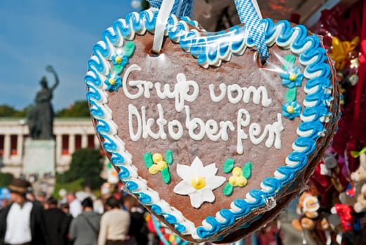 Chocolate heart from Munich's Oktoberfest