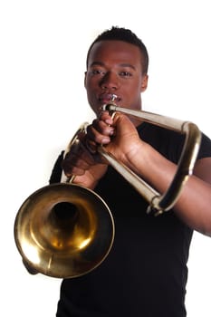 Man with trombone