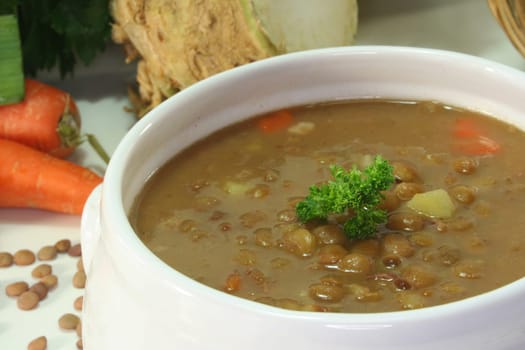 Lentil stew