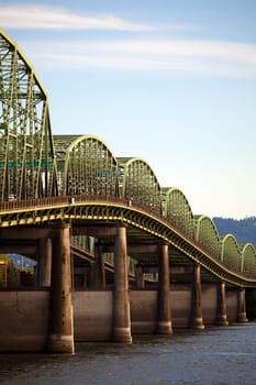 Old interstate bridge in Oregon