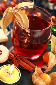 Hot drink for winter and Christmas