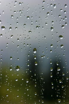 Raindrops on the window