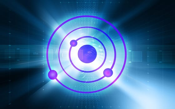 orbit circles with particles