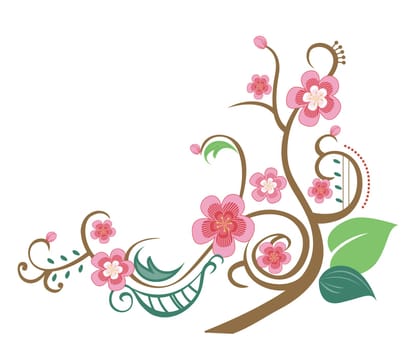 sakura and tree