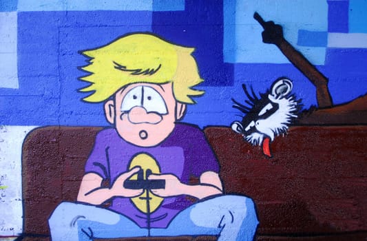 Computer game addiction