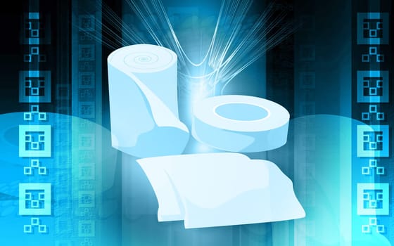 dressing materials in a clinic