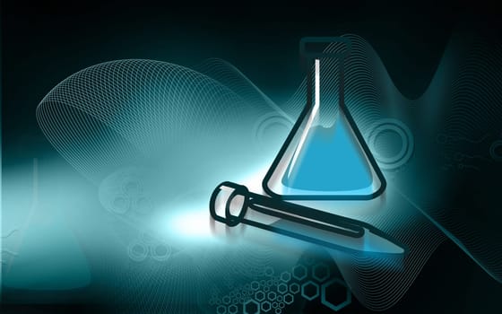 conical flask and filler