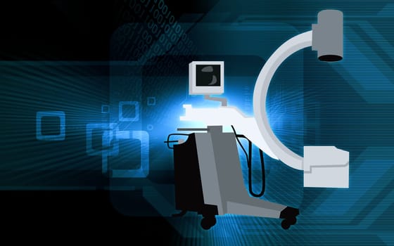 Illustration of a operation instruments
