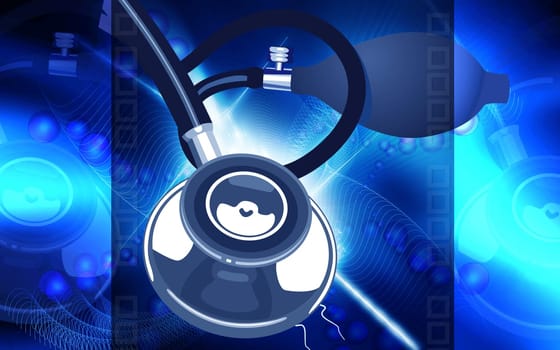 Illustration of a stethoscope