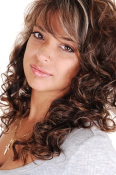 Portrait of lovely girl.