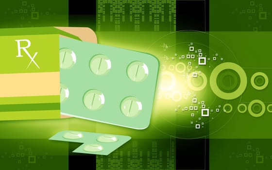 medicines in a packet
