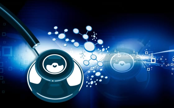 stethoscope on a paper