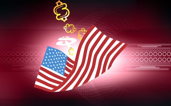 Dollar flag