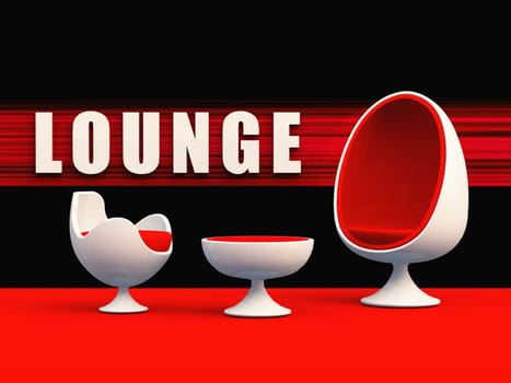 Club Lounge red
