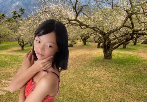 Attractive beauty of Asian