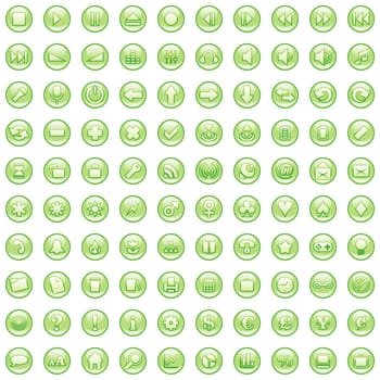 one hundred fully editable vector web ic