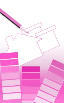 Illustration of a pencil drawing