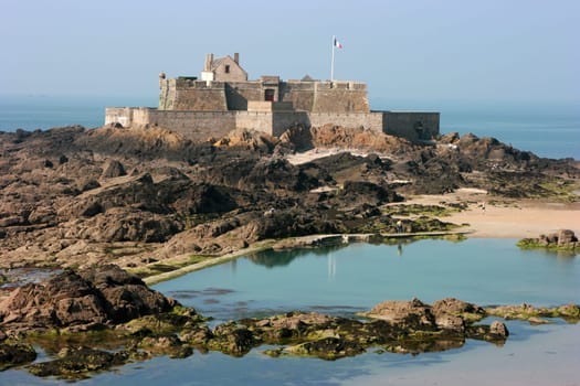 The Fort National fortress, Saint-Malo