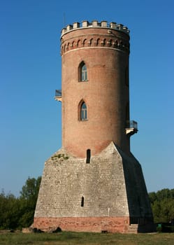 The ancient fortress tower in Targoviste