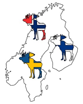 Scandinavian moose