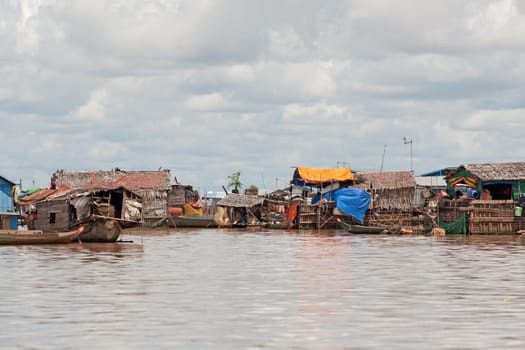 Tonle Sap Lake in Cambodia