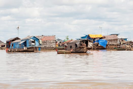 Tonle Sap Lake in Cambodia