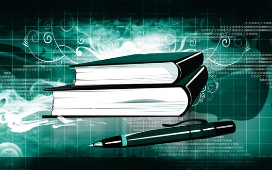 Book and pen