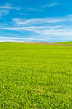 green and blue