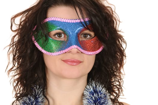 woman in mask