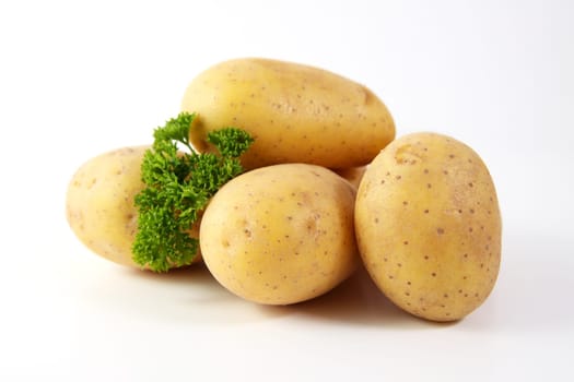 Potatoes with parsley