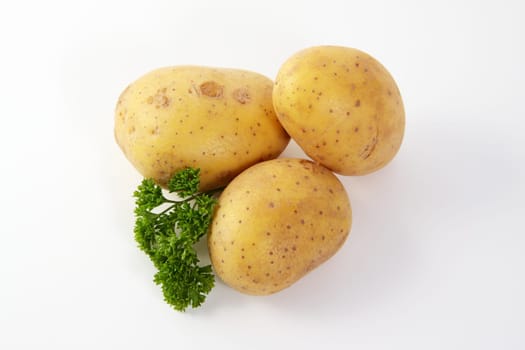 Potatoes with parsley