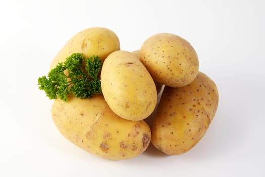 Potatoes with parsley