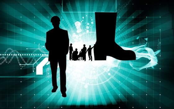 men around a safety boot
