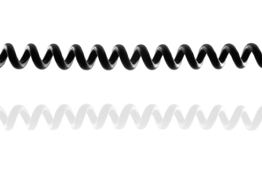 Spiral Telephone Cable