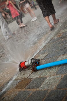 Unusual coolness on hot days