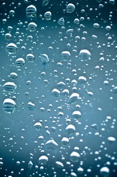 Water drops on window background