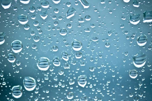 Water drops on window background