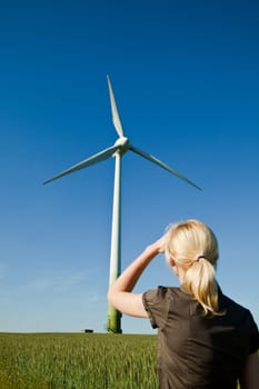 Wind Turbine - alternative and green energy source