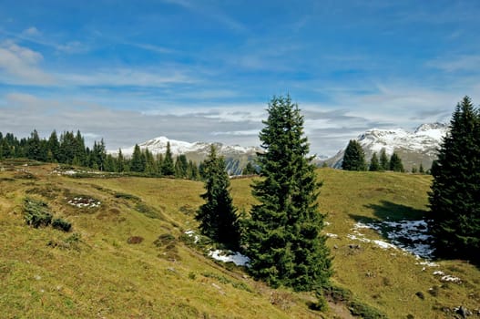 Mountain landscape Arosa