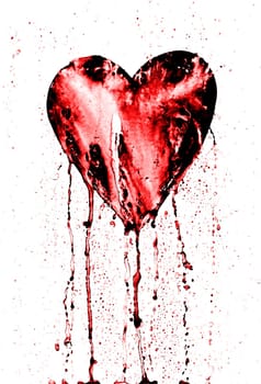 broken heart - bleeding heart