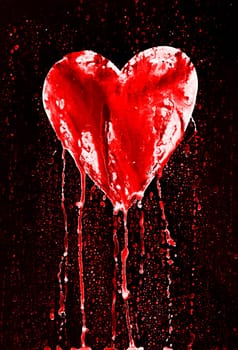 broken heart - bleeding heart