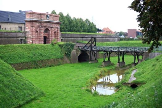 Trench in front of the old citadel