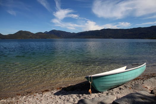 Walchensee by boat