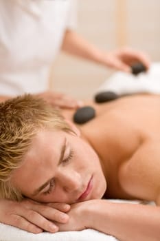 Hot stone massage